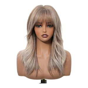 18 Inch Stylish Blonde Wig for Women